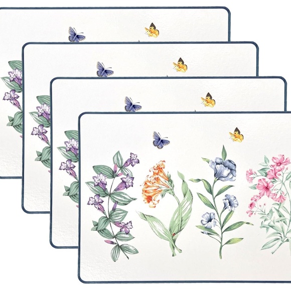 Lenox Butterfly Meadow Corkboard Placemat - Set of 4 - Picture 2 of 4